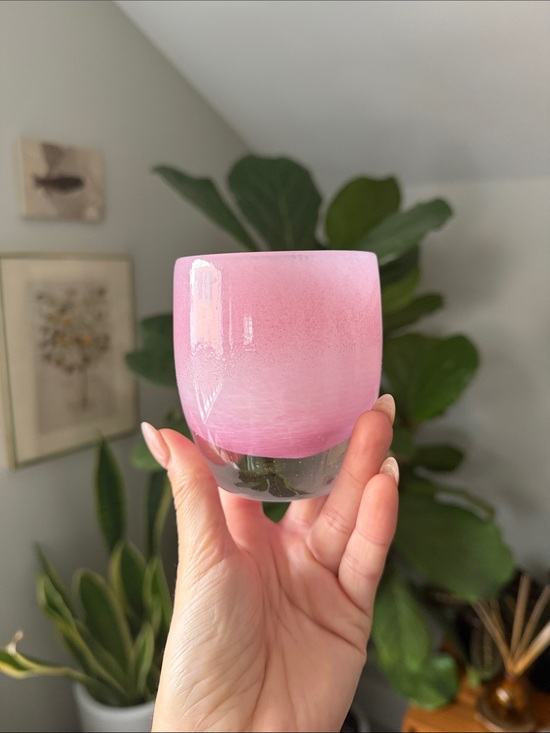 Glassybaby Other - Handblown Pink Glassybaby Decorative Vase